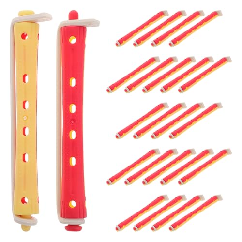 Beavorty Hair Curler Rod Set 24pcs Perm Rods for Women for Curls Heatless Overnight Curls