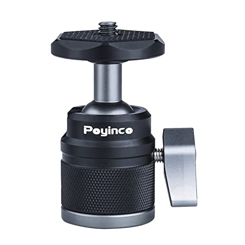Mini cabezal de bola para DSLR que evita vibraciones en tripode
