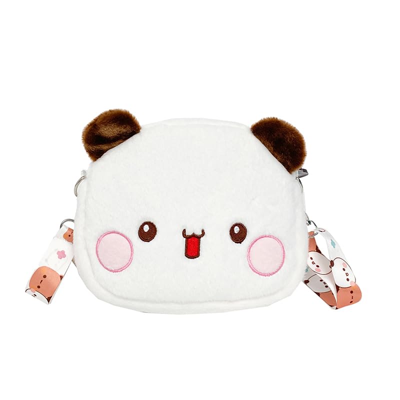 TK Bubu Dudu Dudu Bubu 2024 New Christmas Cute Plush Bear Shoulder Bag Soft Cute Toy Bag Card Bag Shoulder Diagonal bag - Main Image