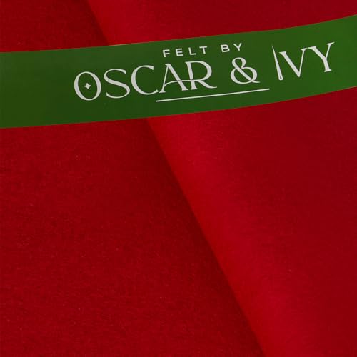 Oscar and Ivy Wool Blend Craft Felt Fabric 5 Metres 500cm x 90cm (Orange), 5 Metre 500cm x 90cm Pre Cut - Image 2