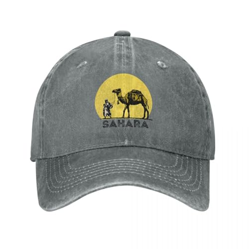 ZXMDJHJ Sombra de Moda clásica Regalos de golfSahara Gorra de béisbol Sombreros de béisbol Vintage Hombres Gorra de Sombreros de papá Ajustables al Aire Libre