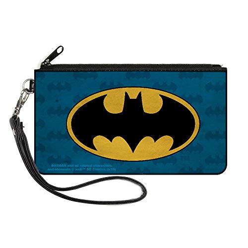 Buckle-Down Women's Standard Zip Wallet Batman Small, 6.5