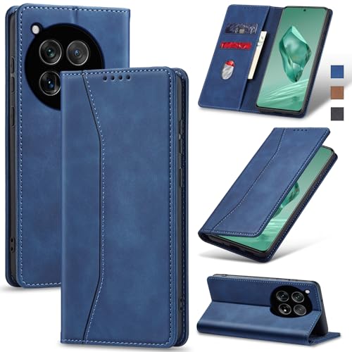 Image of Jasonyu Flip Wallet Case for OnePlus 12,Blue