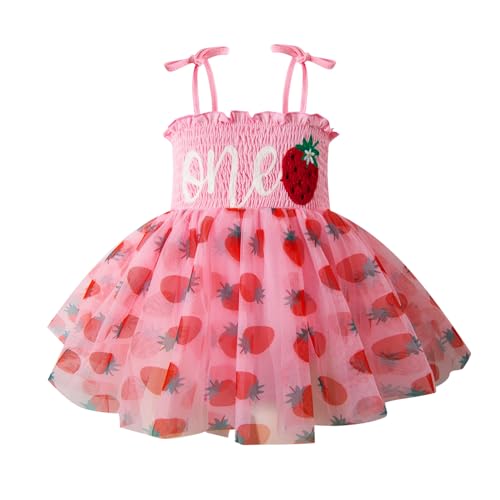 Baby Girl 1st Birthday Clothes One Year Old Tulle Romper Sleeveless Bodysuit Cake Smash Outfits2