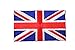 United Kingdom Uk Great Britain Country Flag Small Iron on Patch Crest Badge .. 1.5 X 2.5 Inches ... New