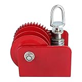 PBOHUZ Accesorio de cabrestante Manual de Cuerda de Alambre de Hierro Rojo para Trabajos Pesados ​​de Granja Pesada Winch-200-pound