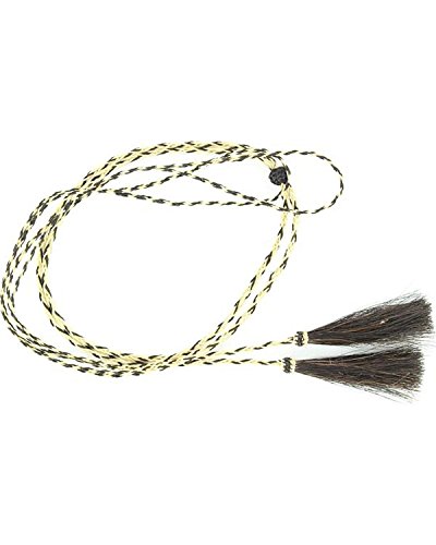 Image of M&F Western Products Braided Horsehair Stampede String with Tassels, 24 inch