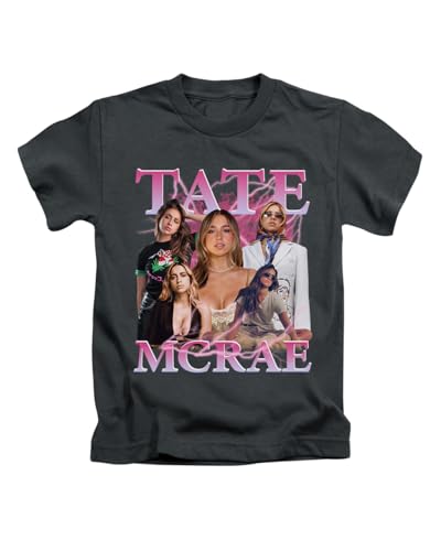 New Spirit Original Tate McRae   Camiseta divertida unisex, Negro, S