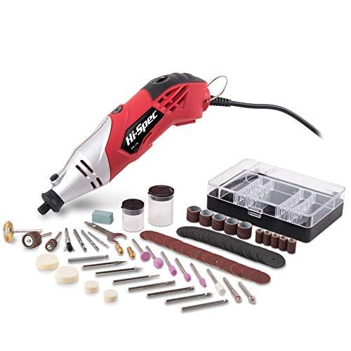 Hi-Spec Mini Amoladora 170W con 120 Accesorios