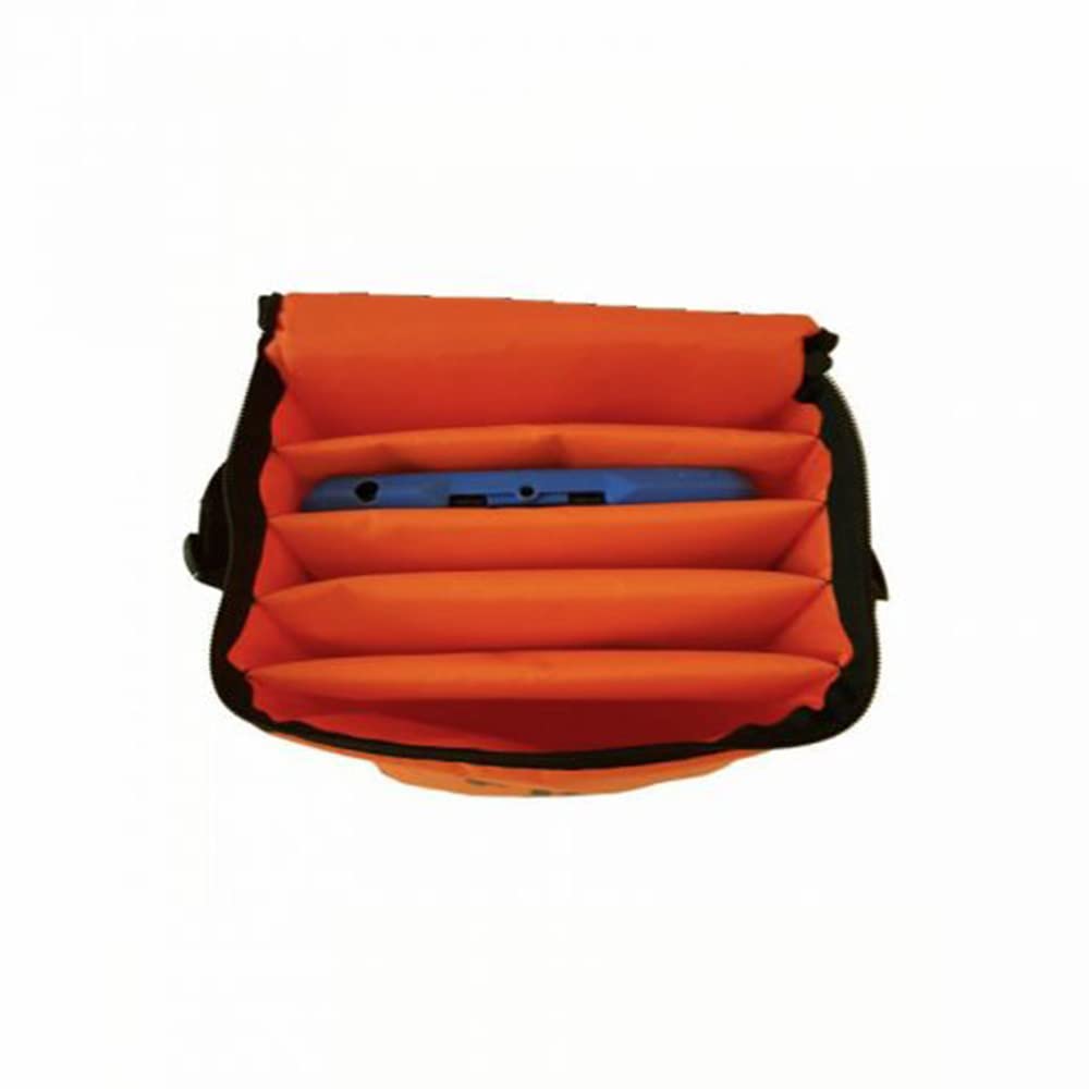 Leba Innovation NoteBag Tablet Tasche für 5 iPads - Gepolstert in Orange | Schultertasche für Tablets bis 11 Zoll und 25mm Dicke, aus robustem Nylon, ideal für Schule, Lehrer und den Transport