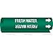 Brady 5692-O, 92548 High Performance - Wrap Around Pipe Marker, (Pack of 20 pcs)