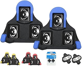 TacoBey Bike Cleats Compatible with Shimano Cleats, Cycling Pedals Cleat for SPD (SH-10/SH-11/SH-12) Cleats System Shoes & SPD SH51/SH56 Cleats - Indoor Outdoor Cycling & Road Bike Bicycle Cleat Set