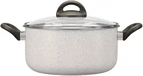 Brinox - Caçarola com Tampa 22Cm 3,5L Ceramic Life Suprema - Vanilla