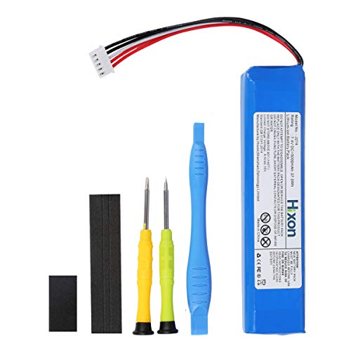 JBL Xtreme Replaceable Battery Hixon 5000mAh 7.4V Li-Polymer Replacement Battery for JBL Xtreme/JBL GSP0931134 Speaker (1pcs Batteries + Set of Tools)