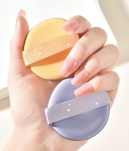 Image of 7 Pcs Beauty Blender with Storage Box Makeup Sponges, Air Cushion Powder Puff Beauty Tools Women Professional Cosmetic Puff with Box Powder Sponge Dry & Wet Use (Multicolor)