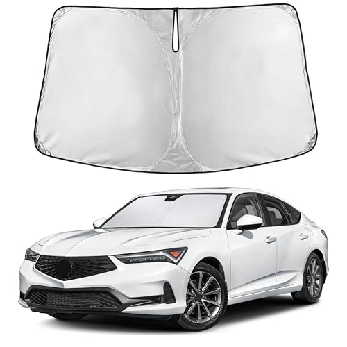 EcoNour Windshield Sunshade Compatible for Acura Integra 2023 2024 2025, Sun Visor for Front Windshield & Window Sun Shade Cover, UV Heat Blocker & Protector, Car Accessories