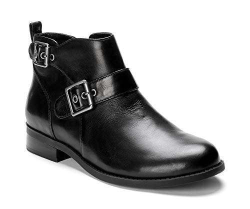 Vionic Women's Country Logan Ankle Boot Black 6M US