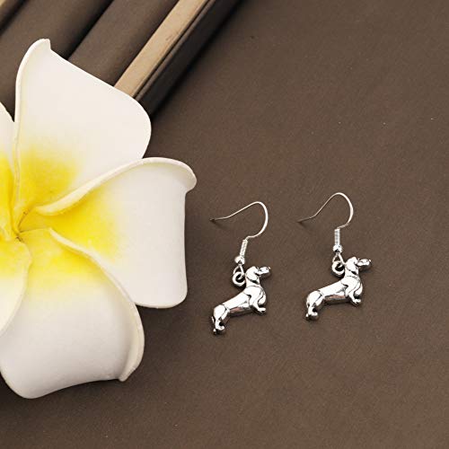 SEIRAA Dachshund Dog Earrings Doxie Mom Gifts Ideas Puppy Animal Dog Lover Jewelry3