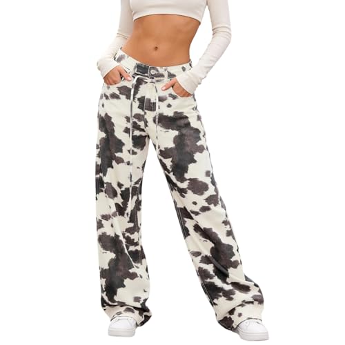 Pantalon évasé surdimensionné et stretch à coupe bootcut rétro