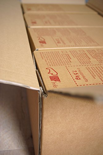 Preisvergleich Produktbild Deutsche Holzbriketts, 30 kg, hell, aus Nadelholz, innovative Kartonverpackung