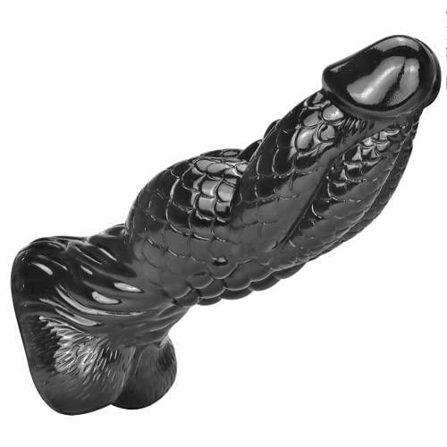 xofoco Gode Réaliste pour Femme avec Ventouse, Plugs Anals Sex Toýs Vagin Anal SM, Ventouse Godemiché Pénis Dildo pour Homme et Femme 22x6,5cm Noir