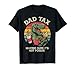 Retro Father's Day Dad Tax Making Sure Not Poison Dinosaur T-Shirt