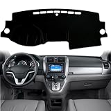 Biifoxee Dash Cover Custom Fit for Honda CRV CR-V 2007 2008 2009 2010 2011 Dashboard Cover Dashcover Dash Mat Protector Carpet Pad Accessories