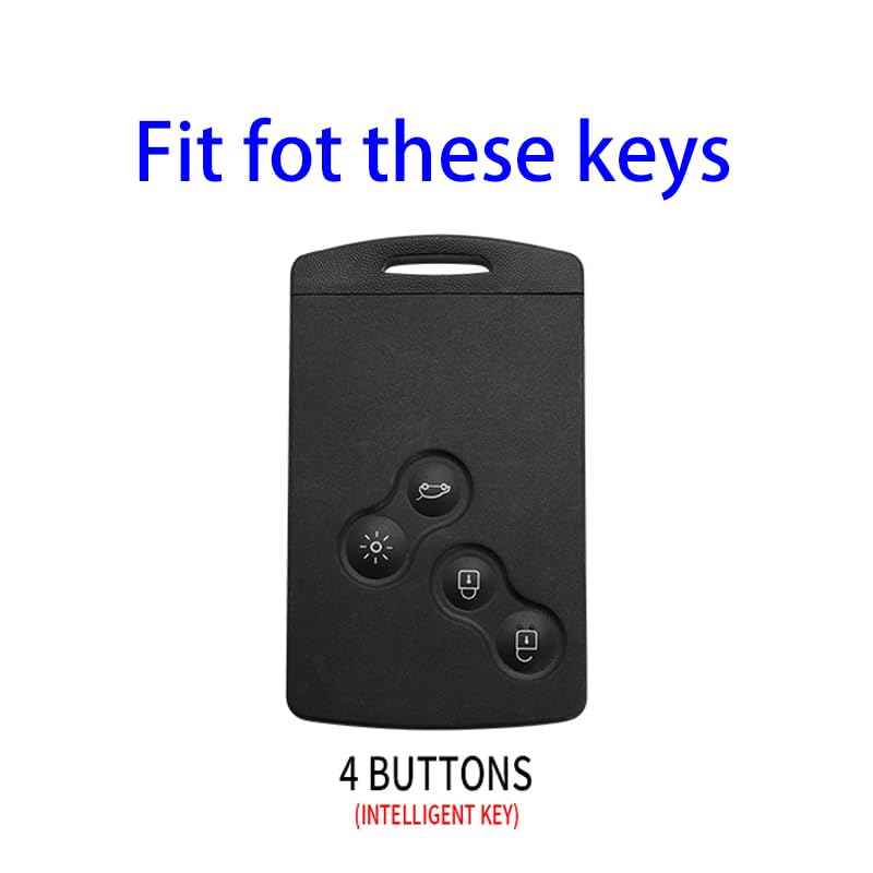 For Cars - Car Key Cover For Renaults Megane 2 3 Clio Scenic Dusters Kaptur Captur Logan Laguna Zoe Koleos Danilo Nema Fluence TPU Case Shell (Keychain 17)