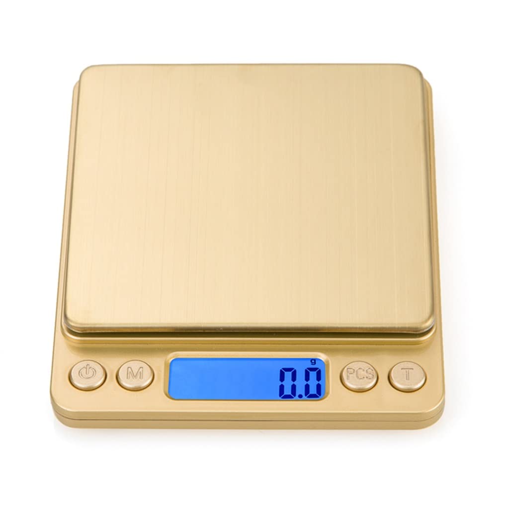 SaryEdge Mini Digital Scale 3kg/2kg/1kg 0.1g Precision Backlight Electric Pocket Weight Kitchen Food Weighing Tool Scales,A-1000g,A-1000g