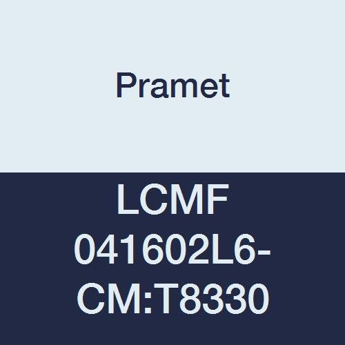 LCMF 041602L6-CM:T8330 Carbide Stainless Carbide Steel and Cast Iron Geometry Indexable Part Off and Grooving Insert, Left Hand, Overall Width 0.157", 2" Cutting Edge, PVD, Gold (Pack of 10)