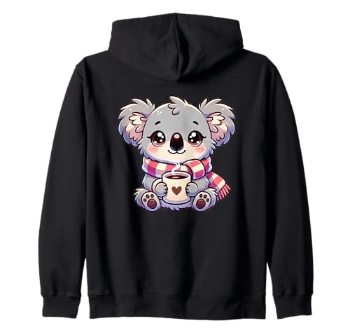 Koala de Navidad & Café Mujeres Koala Lover Sudadera con Capucha