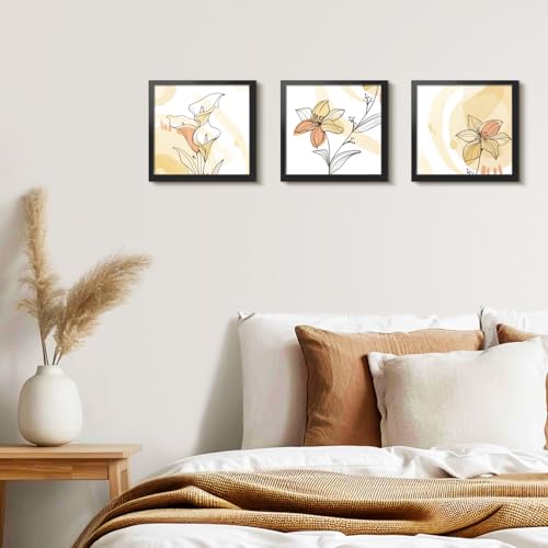 LaVie Home 6x6 Picture Frame for Wall Display, 6x6 Black Picture Frame with HD Plexiglas, 6 x 6 Frame 1 Pack, Display Frame for Vertical or Horizontal, Classic Collection