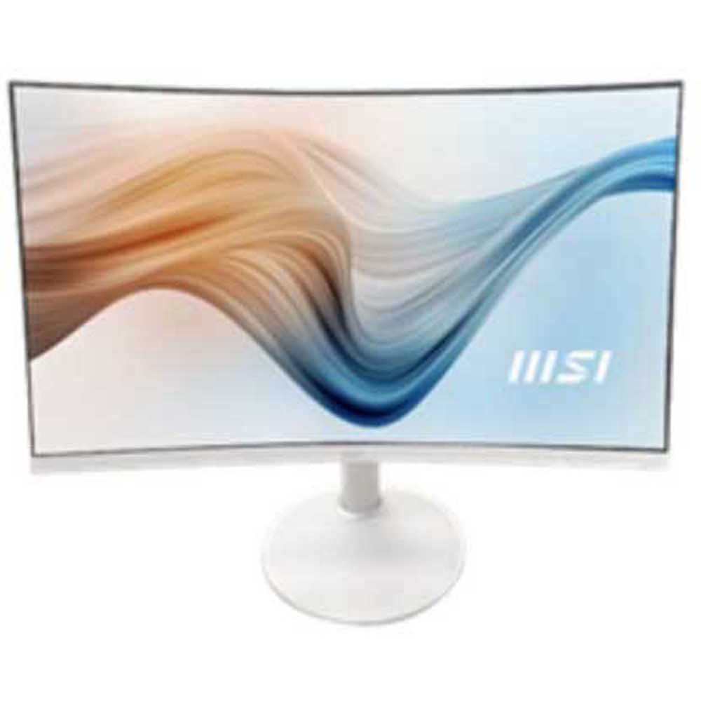 msi Modern MD271CPW Monitor da ufficio curvo FHD da 27 pollici - Pannello VA 1500R 1920 x 1080, 75 Hz, Schermo Eye-Friendly, Speaker integrati, Supporto regolabile - HDMI 1.4b, USB Type-C