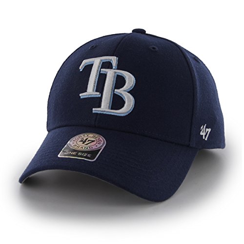 Gorra ajustable 47 MLB Tampa Bay Rays Juke MVP azul miniatura 1