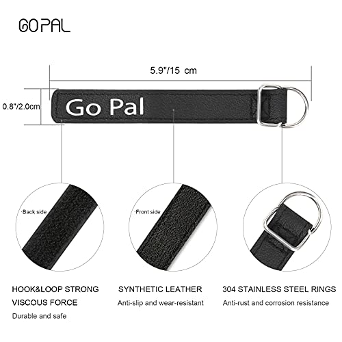 Go Pal Ps1 Kayak Paddle Leash, Fishing Pole Tether Sup Holder Safety Tool, Heavy Duty Coiled Lanyard Stretched To 78.7", 2Pcs #TOP3