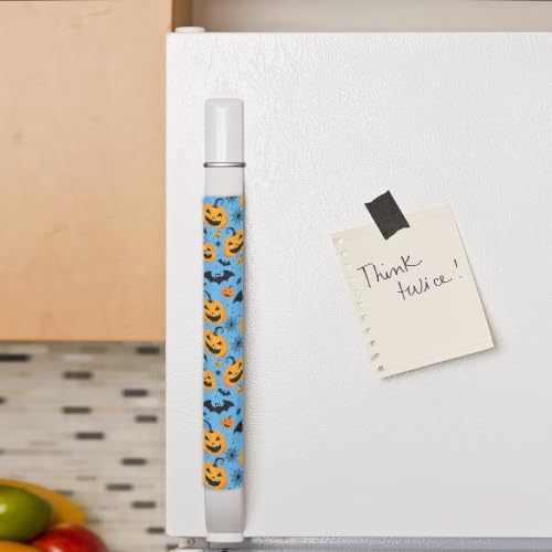 Image of Pardick Refrigerator Door Handle Covers Set of 2, Halloween Pumpkin Bat Fridge Handle Cover Washable Fridge Dishwasher Oven Door Decor Protector Handle Cover, Keep Your Kitchen Appliance Clean
