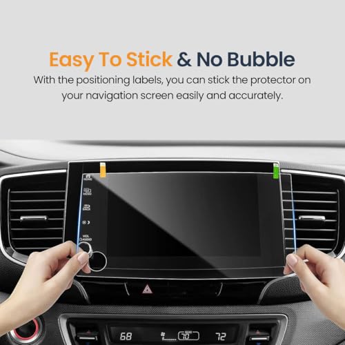 Image of Screen Guard For HONDA AMAZE 2024 || V, VX & ZX Models || 8 INCH Infotainment System Accessory | New Car Audio Display Touch Screen Protector [Not Tempered Glass]