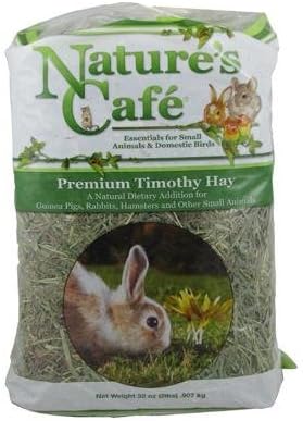Nature's Cafe Timothy Hay Bale 2 Pound Small Pet