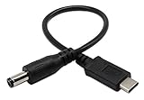 zdyCGTime Type-C USB-C Male to DC 5.52.1mm Power Plug Extension Charge Cable for Apple New MacBook