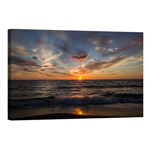 Tableau nature luminescent 80 x 120 cm pour illuminer vos nuits de douceur