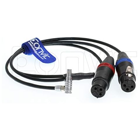 Cable de entrada de audio de doble canal Eonvic para micrófonos Arri Alexa Mini Cover