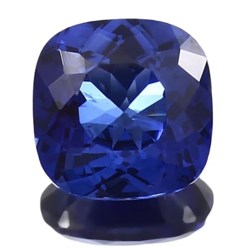 Bleu de Ceylan pierre précieuse naturelle 10x10mm facettée de haute qualité