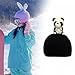 FytStycale Animal Snow Ski Helmet Cover Skiing Helmet Cover Easy Installation Accessories Adorable Sports Stylish Funny Helmet Decor, Panda