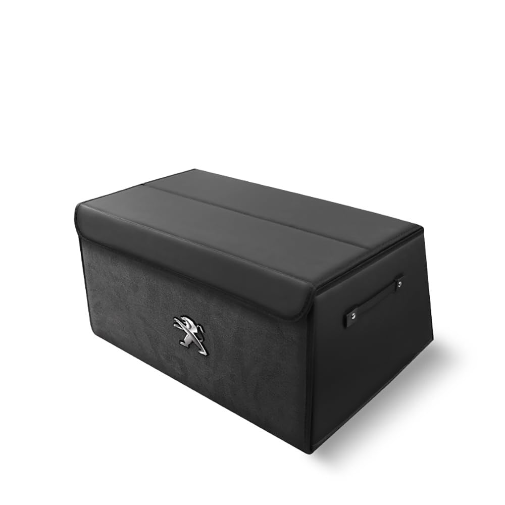 Organisateur Coffre Voiture Pour Peugeot 206 207 307 308 408 3008 5008 GT RCZ - Pliable, étanche, Antidérapant