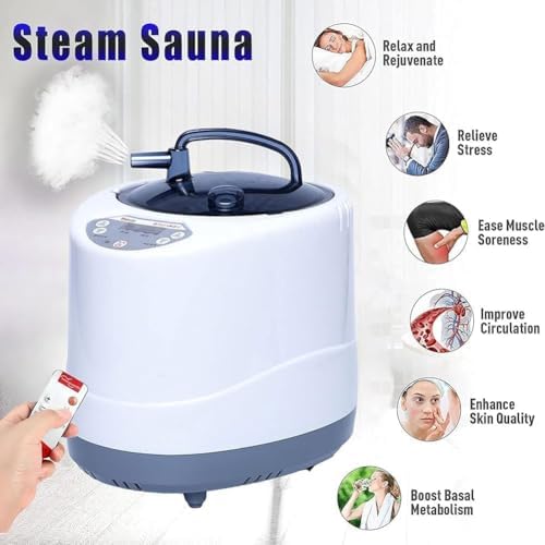 Cuiseur vapeur pour sauna 4L 2000W avec télécommande pour fumigation à domicile