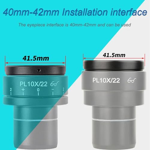 Image of Stereo Microscope Eyepiece EYESHIELDS Rubber Flat Angle Guard Lens Safety for Precise Viewing 40-42MM Interface Microscope