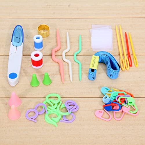 Kit De Crochê 16 Agulhas E Acessórios