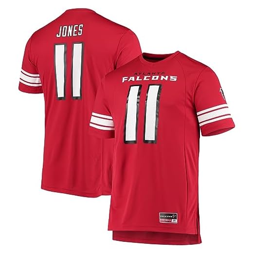Majestic Men's Julio Jones Red Atlanta Falcons Hashmark Player Jersey