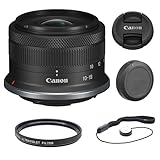 Canon RF-S 10-18mm f/4.5-6.3 is STM Lens | Canon RF with UV Filter & Lens Cap Keeper (3 Items)…