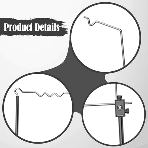 Support de lanterne de camping pliant et réglable Sharplace pour table et sol - 3